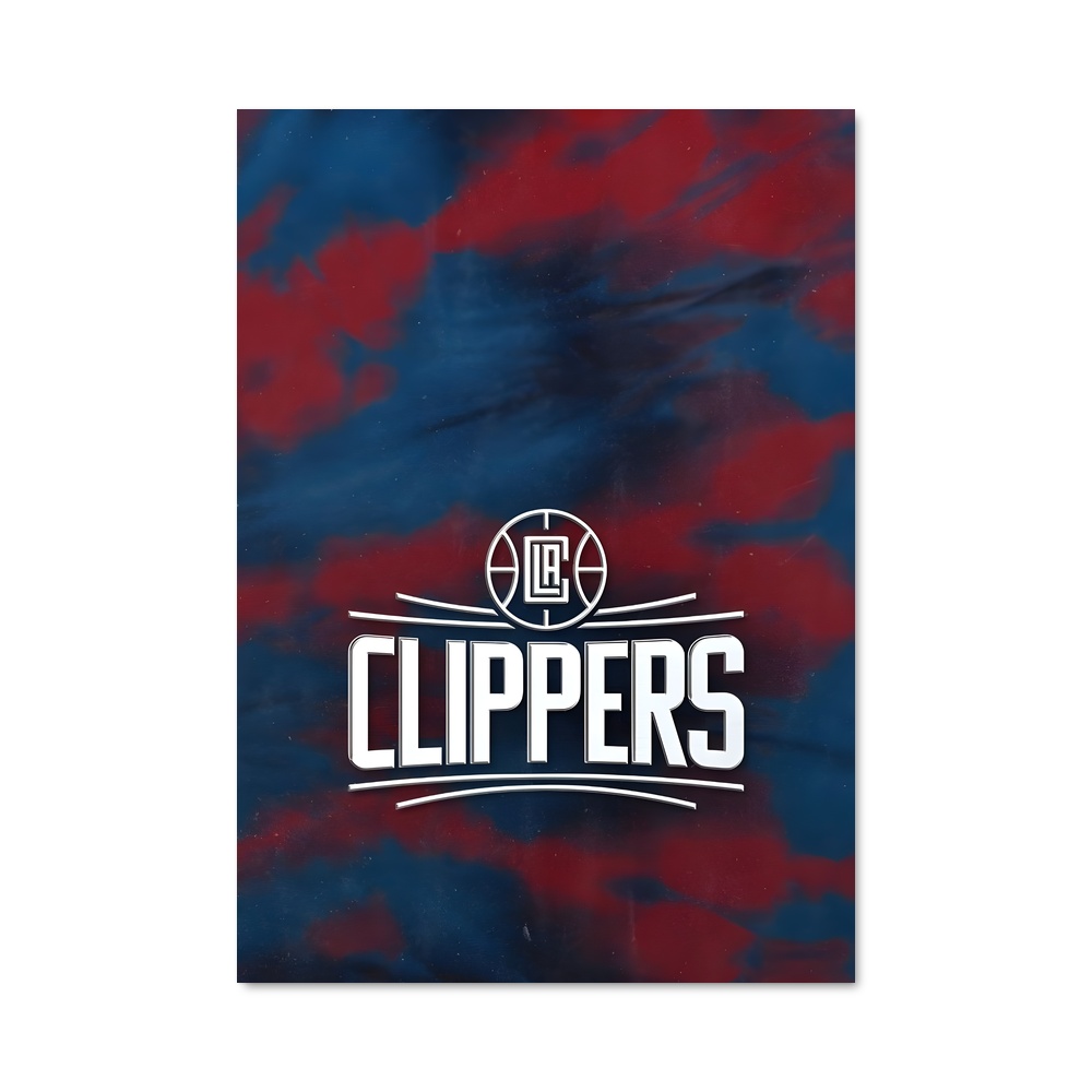 Poster Tie-Dye Clippers